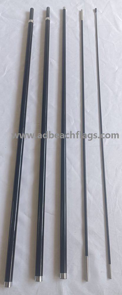 fiberglass poles 5.6m for teardrop flags, feather flags