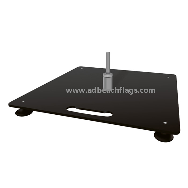 ground metal plate base with pads