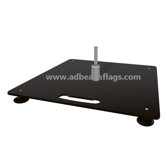 Metal baseplate,
Base plate panel,
Steel frame base with pads,