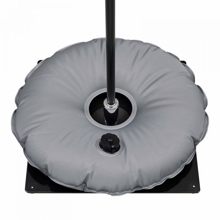 Metal plate base with water bag
