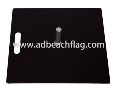 Metal plate base, square plate base with normal bearing