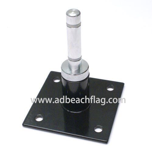 90 degree sweivel turning bearing for metal plate base for beach flags