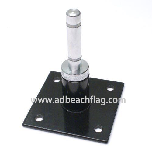 90 degree sweivel turning bearing for metal plate base for beach flags