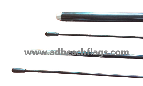 aluminium poles, aluminium poles with fiberglass pole on top