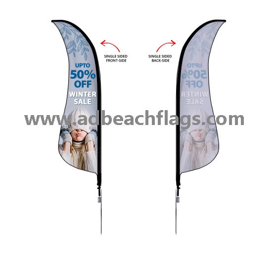 sharkfin flag, customized flag, advertising flag, flag banner,