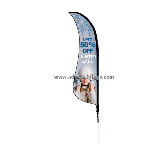 sharkfin flag, customized flag, advertising flag, flag banner,
