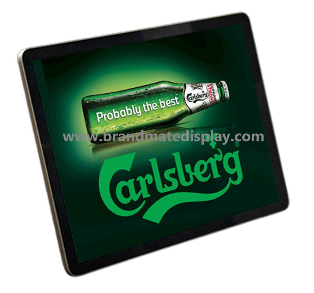 LED magnetic light box for drink brand