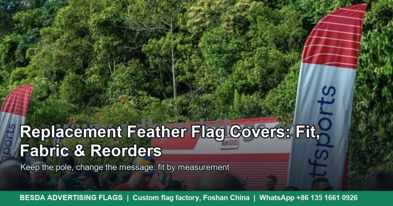 Feather flag sail replacement printed for existing pole kits